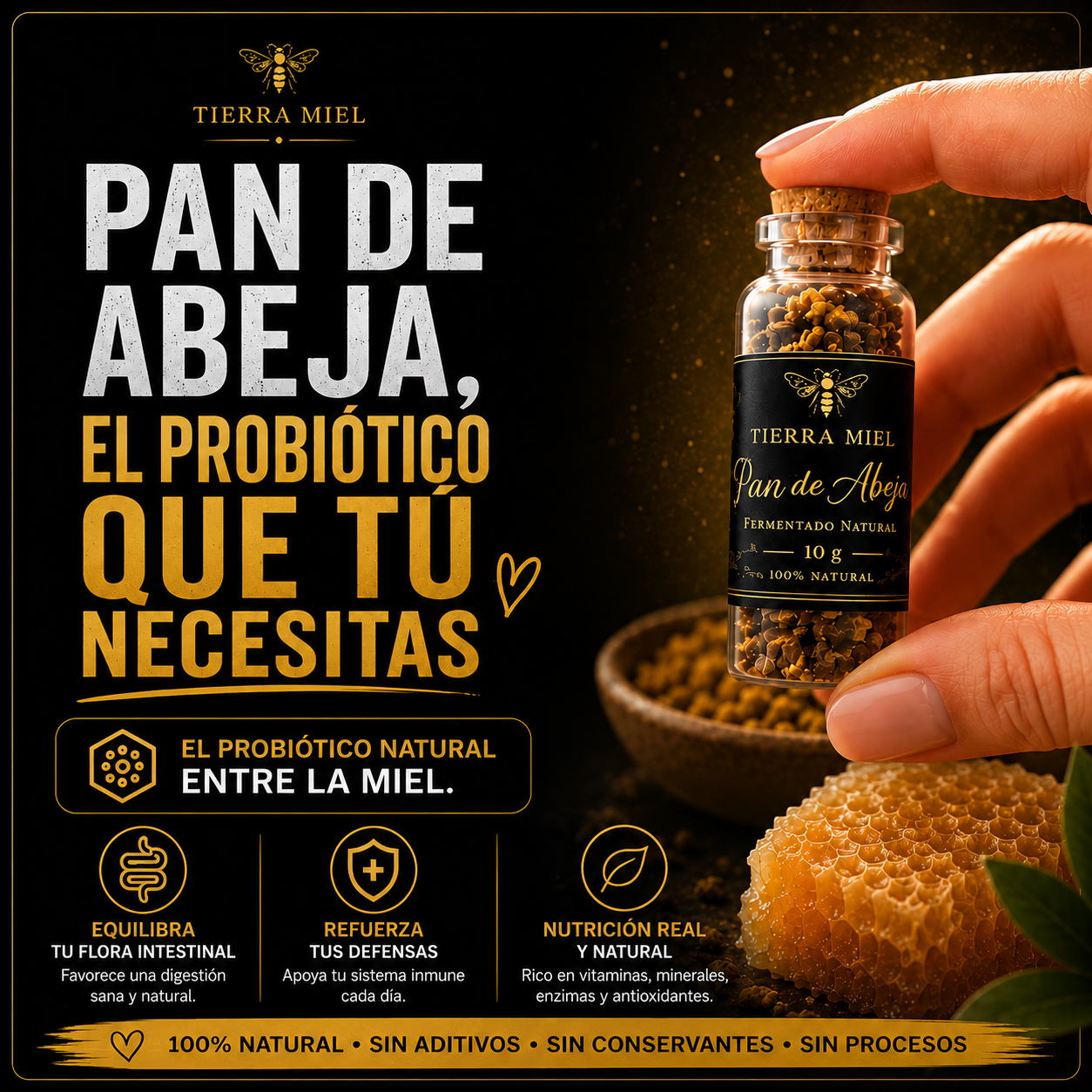 🐝 PAN DE ABEJA  – 10 g