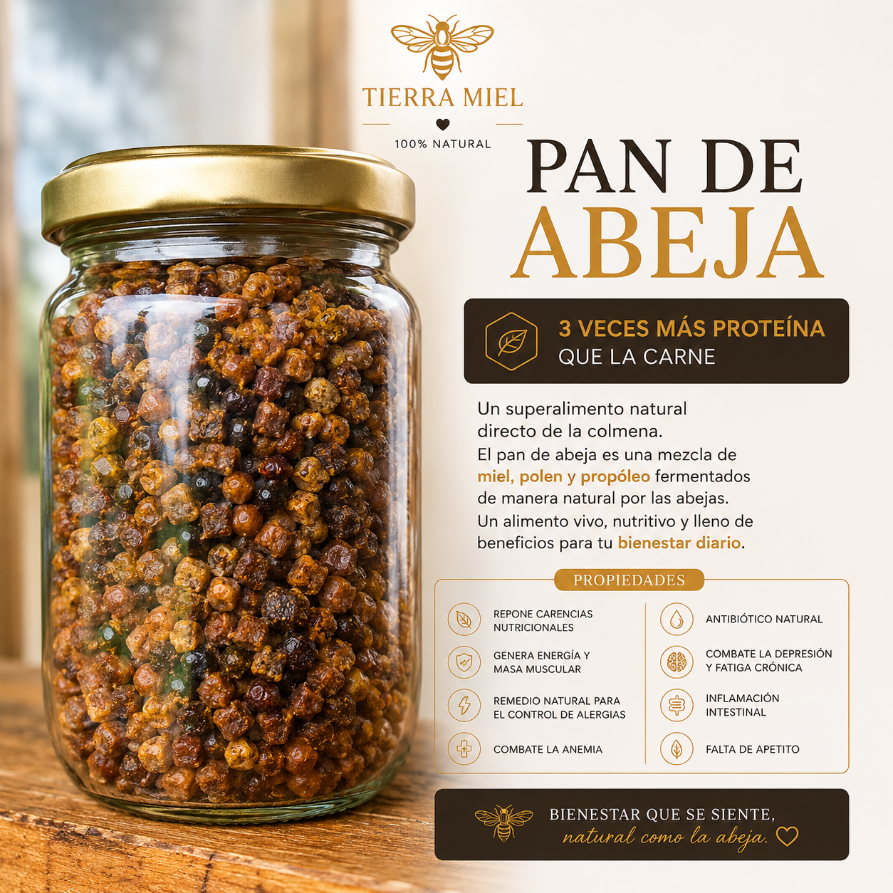 🐝 PAN DE ABEJA  – 10 g