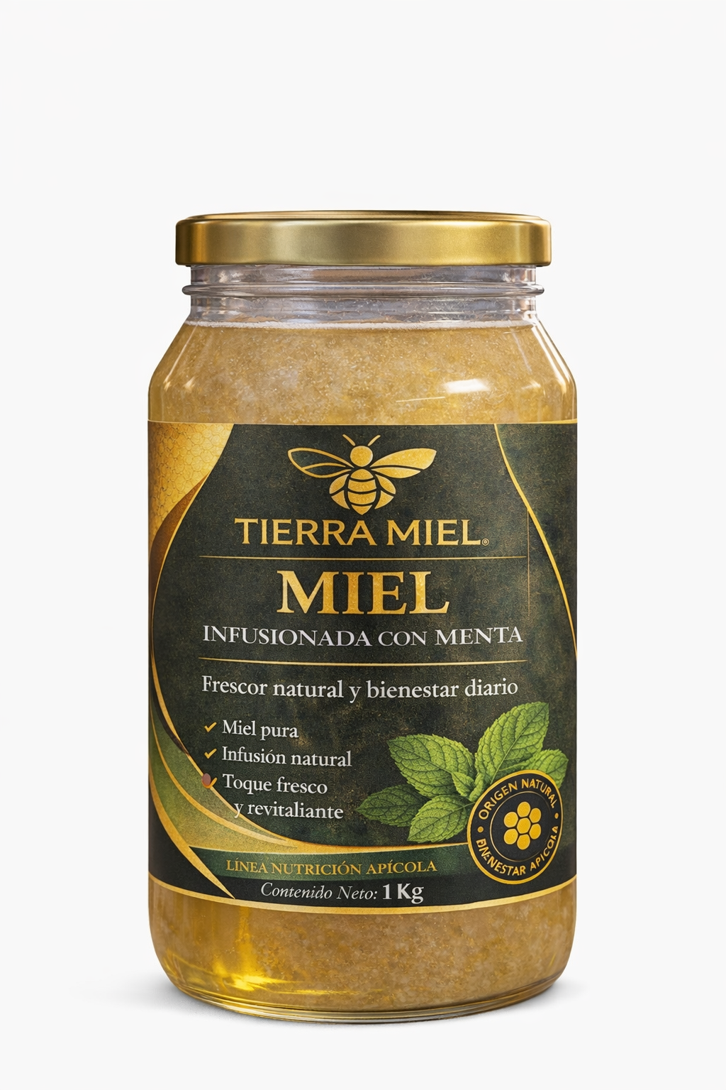 MIEL REFRESCANTE DE MENTA – 1 KG