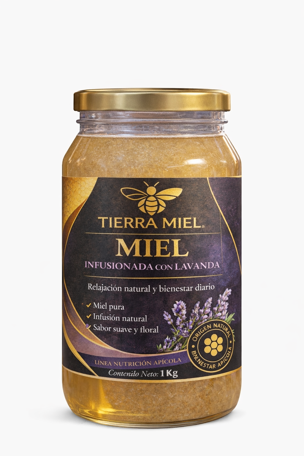 Miel Relajante de Lavanda