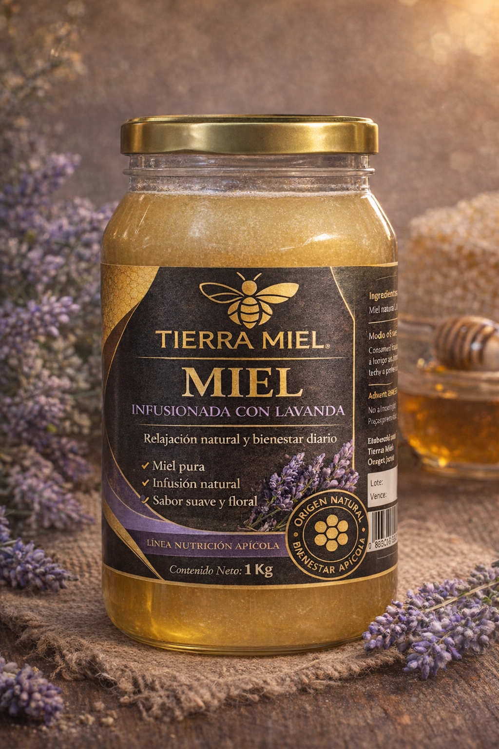 Miel Relajante de Lavanda